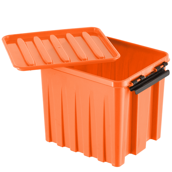 Контейнер с крышкой и клипсами Rox Box Original, 4,5 л, 210x170x175 мм, оранжевый