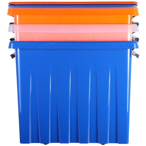 Контейнер с крышкой и клипсами Rox Box Original, 4,5 л, 210x170x175 мм, оранжевый