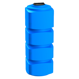 Емкость пластиковая для питьевой воды и дизельного топлива, 1000 л, 2180x800x800 мм, синий [TF1000S13]