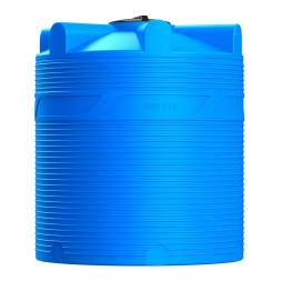 Емкость (резервуар) пластиковая вертикальная с крышкой, 3000 л, синий [TV3000S13]