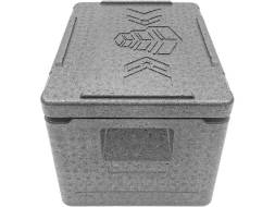 Термобокс пенополипропиленовый с крышкой STP Light, 400х300х270 мм, 18 л, 30 кг/м3