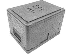 Термобокс пенополипропиленовый с крышкой STP Light, 400х300х270 мм, 18 л, 30 кг/м3