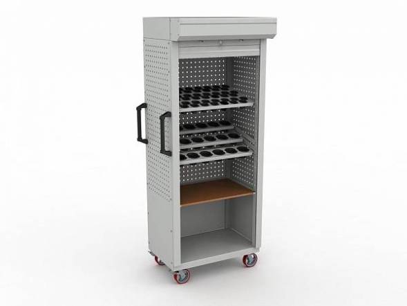 Тележка для инструмента к станкам с ЧПУ ДВК CAR-TOOL TV-1.1 (закрытая)