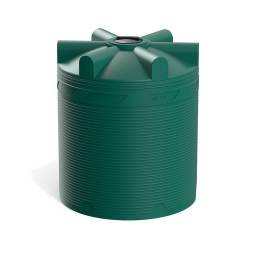 Емкость (резервуар) пластиковая вертикальная с крышкой, 9000 л, зеленый [TV9000S2]