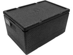 Термобокс пенополипропиленовый с крышкой STP PRO N, 600х400х320 мм, 46 л, 55 кг/м3