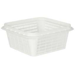 Контейнер сетчатый (фильтр-сито для мёда) для куботейнера, 10 л, 340x340x145 мм, белый [12.417.00.PE]