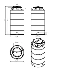 Емкость R ЭВЛ-Т 200л