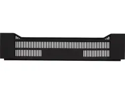 Ящик пластиковый перфорированный, 600x400x135 мм, 32,4 л, черный [119]