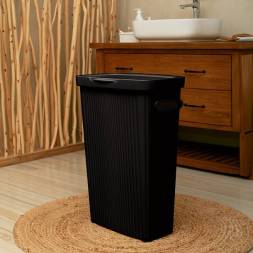 Корзина для белья Velvet, 45л, черный