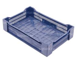 Ящик перфорированный 600х400х135 перфорированные стенки и дно