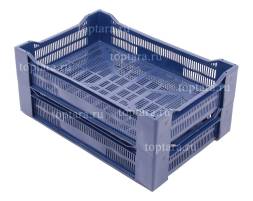 Ящик перфорированный 600х400х135 перфорированные стенки и дно