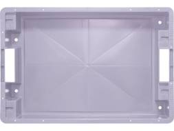 Ящик пластиковый со сплошными стенками и дном, 600х400х150 мм, серый [225]