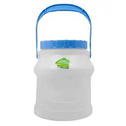 Бидон (фляга) пластиковый для пищевых продуктов с крышкой Martika Просперо, 3 л, белый [С925БЕЛ]