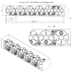 Кассета 6,5м3 TRF (ПОЛНЫЙ слив) СБ для СЗР/воды