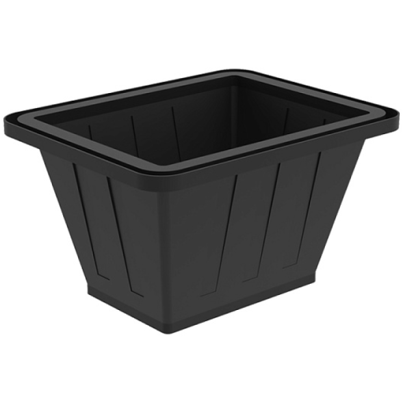 Ванна пластиковая пищевая К, 200 л, HDPE, черный [132.0200.899.000] в Волгограде