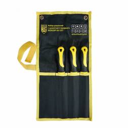 Набор рашпилей 3 предмета (двухкомпонентная рукоятка, 200мм) BERGER