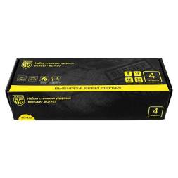 Набор стамесок для обработки древесины, 4 шт 8, 12, 16, 24 мм , BERGER