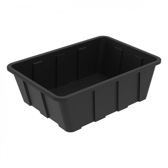 Ванна пластиковая пищевая KN, 600 л, 1.0 г/см³, HDPE, черный [1182.0600.899.000] в Волгограде