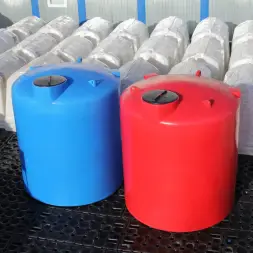 Емкость пластиковая для хранения удобрений (КАС/ЖКУ) ЭКОПРОМ TOR, 10000л, красный [4014.10000.101.000]