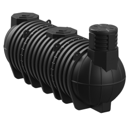 Емкость для дизельного топлива подземная горизонтальная, 9000 л, черный [TDLDT9000Y1]